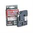 Brother P-Touch 1/2" Extra Strength Adhesive - White on Clear - 26.2 ft